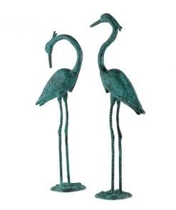 Grayson Lane 47-in x 10-in Green Animal Garden Statue