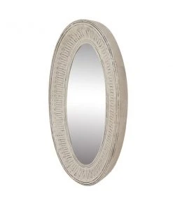 Grayson Lane 60.5-in x 33.88-in Oval White Framed Wall Mirror -GRAYSON LANE shop 330944706 AlternateImage5 l