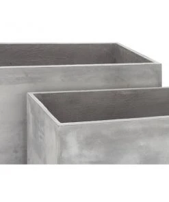 Grayson Lane 40-in x 20-in Grey Ceramic Planter 6 Grayson Lane 40-in x 20-in Grey Ceramic Planter -GRAYSON LANE shop 330944709 AlternateImage3 l