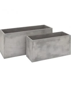 Grayson Lane 40-in x 20-in Grey Ceramic Planter 7 Grayson Lane 40-in x 20-in Grey Ceramic Planter -GRAYSON LANE shop 330944709 AlternateImage5 l