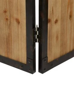 Grayson Lane 3-Panel Brown Wood Folding Country Room Divider -GRAYSON LANE shop 330944713 AlternateImage3 l