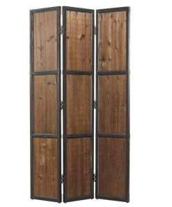 Grayson Lane 3-Panel Brown Wood Folding Country Room Divider -GRAYSON LANE shop 330944713 AlternateImage5 l