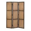 Grayson Lane 3-Panel Brown Wood Folding Country Room Divider