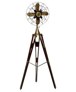 Grayson Lane 63-in x 29-in Industrial Brown Tripod Floor Lamp