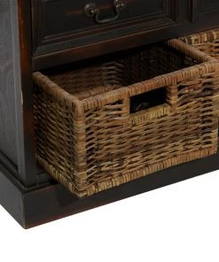 Grayson Lane 20-in x 40-in Rustic Brown Storage Bench -GRAYSON LANE shop 330944717 AlternateImage3 l