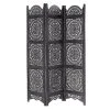 Grayson Lane 3-Panel Black Wood Folding Contemporary/M Room Divider