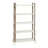 Grayson Lane 14-in x 37-in x 75-in 5-tier Wood Shelving Unit