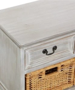 Grayson Lane 20-in x 40-in Traditional Brown Storage Bench -GRAYSON LANE shop 330944728 AlternateImage3 l