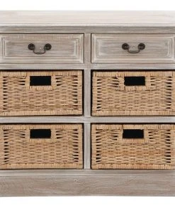 Grayson Lane 28-in x 30-in Light Brown Wooden Traditional Storage Unit