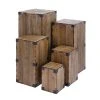 Grayson Lane Brown Wood Accent Table Set - 5-Piece