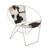 Grayson Lane Modern Black and White Accent Chair