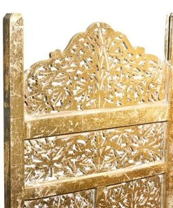 Grayson Lane 4-Panel Gold Wood Folding Traditional Room Divider -GRAYSON LANE shop 330944735 AlternateImage4 l