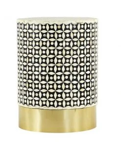 Grayson Lane Gold Metal Round End Table -GRAYSON LANE shop 330944741 AlternateImage5 l