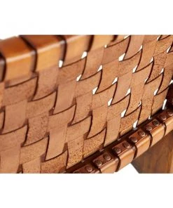 Grayson Lane Brown Leather and Teak Contemporary Dining Chair -GRAYSON LANE shop 330944742 AlternateImage3 l