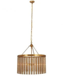 Grayson Lane 6-Light Gold Glam Cage Chandelier