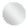 Grayson Lane 42-in x 42-in Round White Framed Wall Mirror