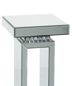 Grayson Lane Silver Glam Mirror Square End Table -GRAYSON LANE shop 330944746 AlternateImage4 l