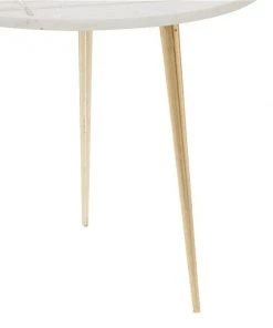 Grayson Lane White Stone Round End Table -GRAYSON LANE shop 330944747 AlternateImage4 l