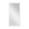 Grayson Lane 64.88-in x 32.5-in Rectangle White Framed Wall Mirror