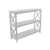 Grayson Lane 12-in x 40-in x 31-in 3-tier Wood Shelving Unit
