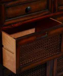 Grayson Lane 28-in x 31-in Brown Wooden Traditional Storage Unit -GRAYSON LANE shop 330944759 AlternateImage3 l