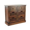 Grayson Lane 28-in x 31-in Brown Wooden Traditional Storage Unit