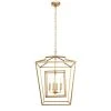 Grayson Lane 4-Light Copper Transitional Cage Chandelier