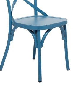 Grayson Lane Blue Farmhouse Outdoor Dining Chair with Metal Frame - Set of 2 -GRAYSON LANE shop 330944768 AlternateImage4 l