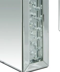 Grayson Lane Glam Silver Rectangle Stool -GRAYSON LANE shop 330944769 AlternateImage4 l