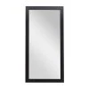 Grayson Lane 65-in x 32.5-in Rectangle Black Framed Wall Mirror