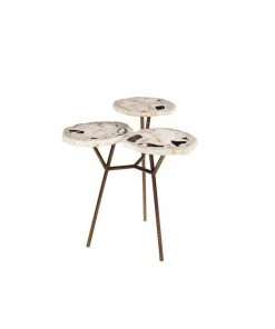 Grayson Lane Brown Wood Round Accent Table