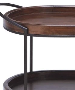 Grayson Lane Brown Metal Base with Wood Top Kitchen Carts - 25.5-in x 29.2-in 7 Grayson Lane Brown Metal Base with Wood Top Kitchen Carts - 25.5-in x 29.2-in -GRAYSON LANE shop 330944787 AlternateImage3 l