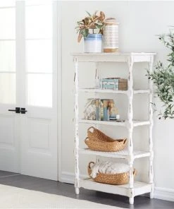 Grayson Lane 16-in x 30-in x 55-in 5-tier Wood Shelving Unit -GRAYSON LANE shop 330944789 AlternateImage2 l