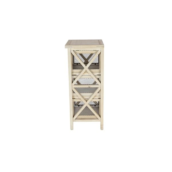 Grayson Lane Off-White Wood Rectangular End Table 5 Grayson Lane Off-White Wood Rectangular End Table - Image 5