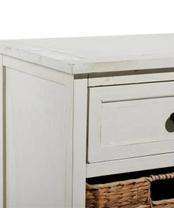 Grayson Lane 28-in x 30-in White Wooden Traditional Storage Unit -GRAYSON LANE shop 330944809 AlternateImage4 l