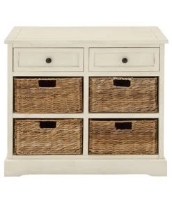 Grayson Lane 28-in x 30-in White Wooden Traditional Storage Unit -GRAYSON LANE shop 330944809 AlternateImage5 l