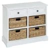 Grayson Lane 28-in x 30-in White Wooden Traditional Storage Unit