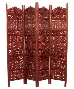 Grayson Lane 4-Panel Dark Brown Wood Folding Traditional Room Divider -GRAYSON LANE shop 330944812 AlternateImage7 l