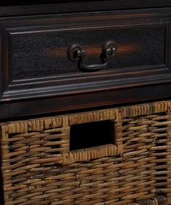 Grayson Lane 28-in x 30-in Dark Brown Wooden Traditional Storage Unit 7 Grayson Lane 28-in x 30-in Dark Brown Wooden Traditional Storage Unit -GRAYSON LANE shop 330944815 AlternateImage3 l