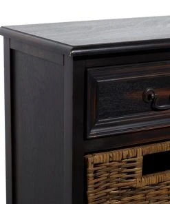 Grayson Lane 28-in x 30-in Dark Brown Wooden Traditional Storage Unit 8 Grayson Lane 28-in x 30-in Dark Brown Wooden Traditional Storage Unit -GRAYSON LANE shop 330944815 AlternateImage4 l