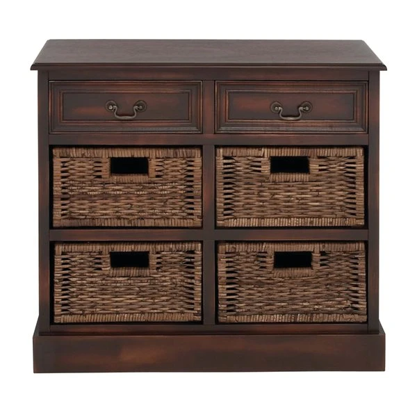 Grayson Lane 28-in x 30-in Dark Brown Wooden Traditional Storage Unit 1 Grayson Lane 28-in x 30-in Dark Brown Wooden Traditional Storage Unit