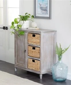 Grayson Lane 32-in x 32-in Brown Wooden Traditional Storage Unit -GRAYSON LANE shop 330944818 AlternateImage2 l