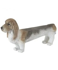 Grayson Lane 26-in x 55-in Brown Dog Garden Statue