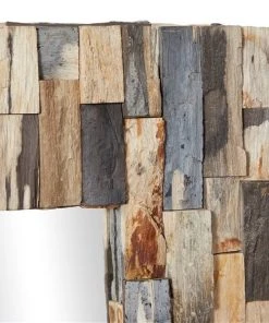 Grayson Lane 31.5-in x 31.5-in Square Brown Framed Wall Mirror -GRAYSON LANE shop 330944835 AlternateImage3 l