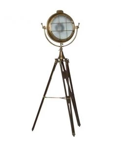 Grayson Lane 66-in x 30-in Industrial Black Tripod Floor Lamp