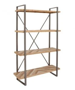 Grayson Lane 16-in x 48-in x 79-in 4-tier Wood Shelving Unit -GRAYSON LANE shop 330944840 AlternateImage5 l