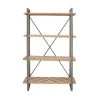 Grayson Lane 16-in x 48-in x 79-in 4-tier Wood Shelving Unit