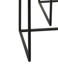 Grayson Lane Black Metal Base with Steel Top Kitchen Carts - 34.85-in x 17.5-in -GRAYSON LANE shop 330944843 AlternateImage4 l