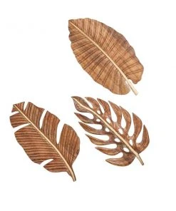 Grayson Lane 12-in x 24-in Brown Floral and Botanical Wood Wall Accent - Set of 3 -GRAYSON LANE shop 330944848 AlternateImage7 l