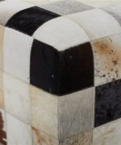 Grayson Lane 16-in Modern Silver and Brown Genuine Leather Square Ottoman 7 Grayson Lane 16-in Modern Silver and Brown Genuine Leather Square Ottoman -GRAYSON LANE shop 330944852 AlternateImage3 l